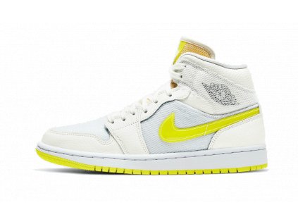 air jordan 1 mid se voltage yellow w 1 1000