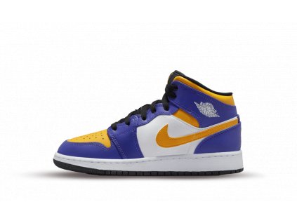 air jordan 1 mid gs lakers 1 1000