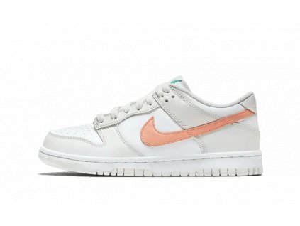 Nike Dunk Low White Bone Peach Aqua (GS)