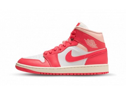 Air Jordan 1 Mid Strawberries And Cream (W)