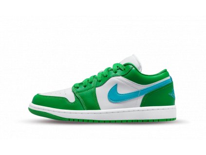 Air Jordan 1 Low Lucky Green Aquatone (W)