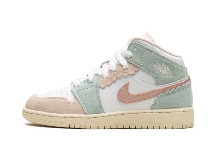 Jordan 1 Mid SE 'Pink Oxford' (GS)