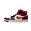 air jordan 1 mid gym red black white 1 1000