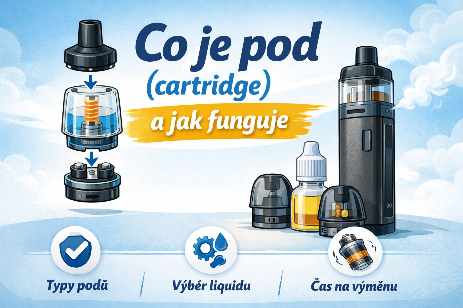 Co je pod (cartridge) a jak funguje