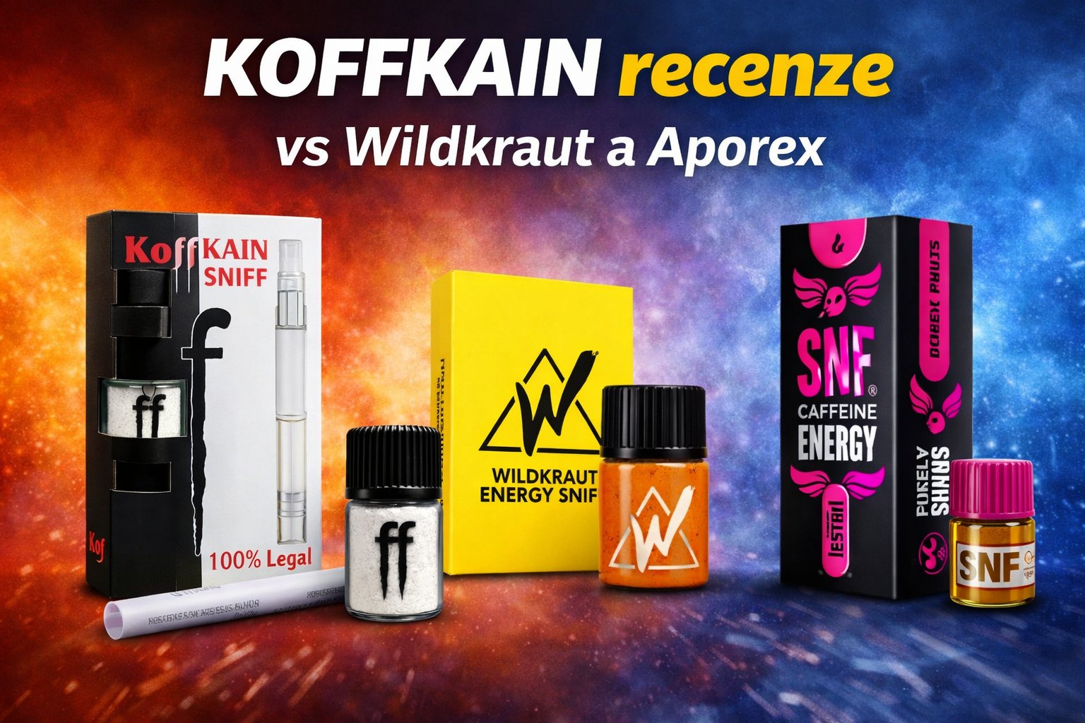 KOFFKAIN recenze: srovnání s Wildkraut a Aporex