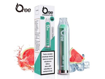 oree lush ice jednorazova e cigareta