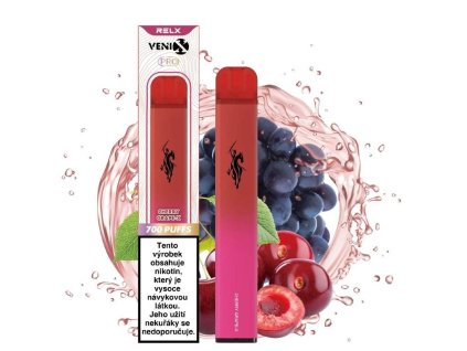 venix pro cherry grape x jednorazova e cigareta