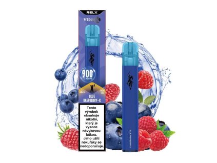 venix x2 blue raspberry x jednorazove e cigarety