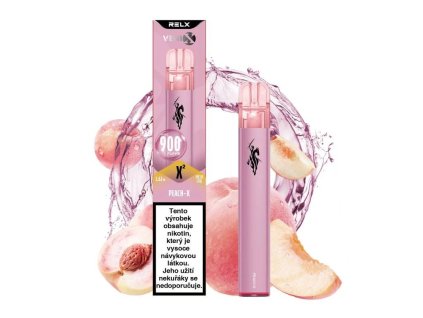 venix x2 peach x jednorazove e cigarety