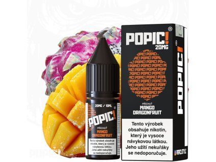 E-liquid POPIČ! Salt Mango Dragonfruit 10 ml 20 mg