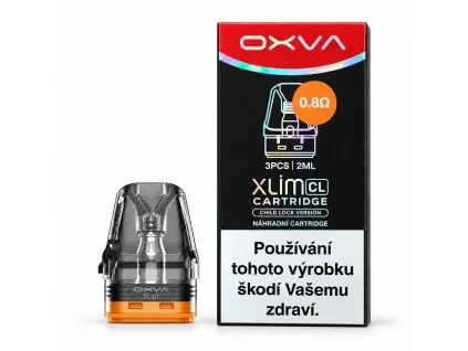 OXVA XLIM V3 CL Pod 0,8 Ω, 2 ml - krabička a cartridge, balení 3 ks