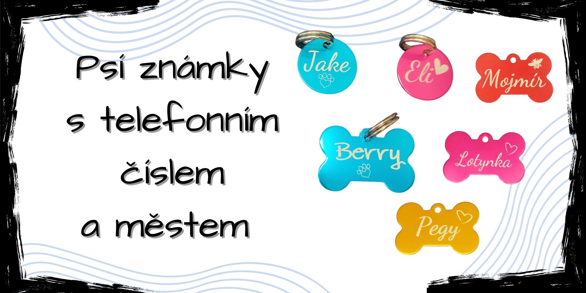Baner pro psí známky