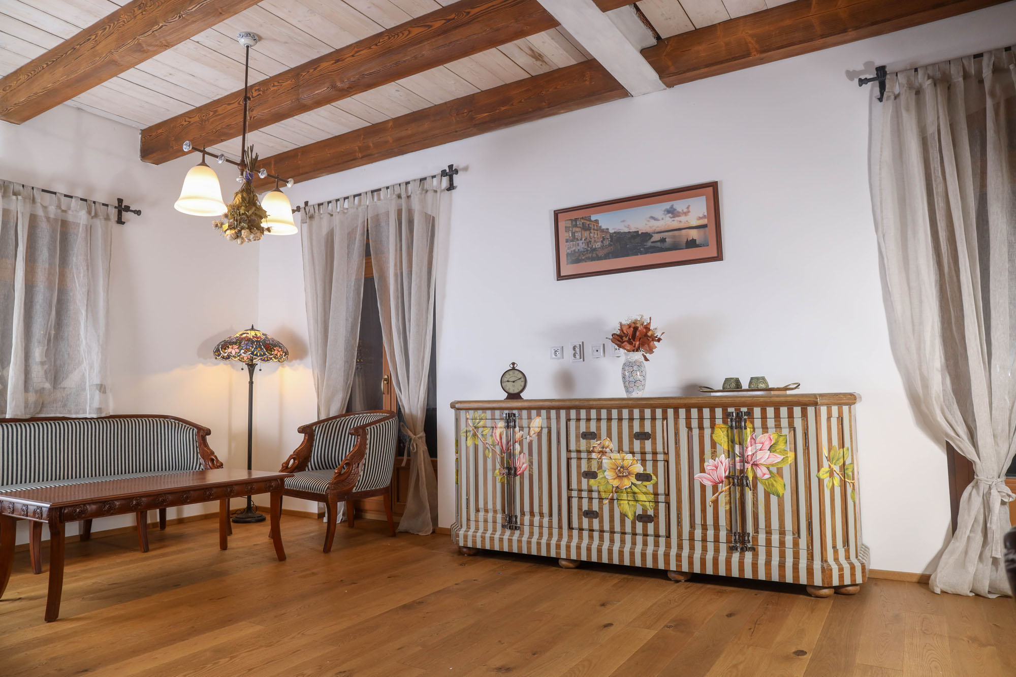 Lněné záclony a závěsy