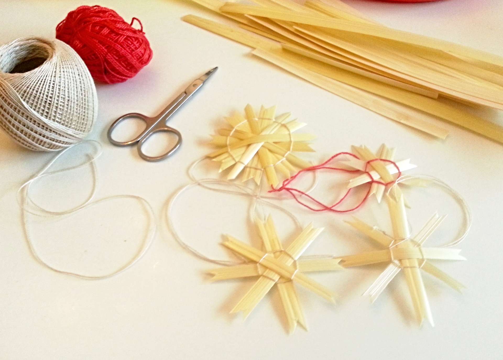 Hvězdičky ze slámy