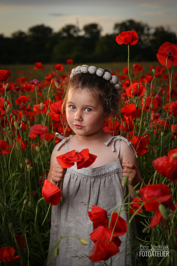 Dětské přírodní lněné šaty