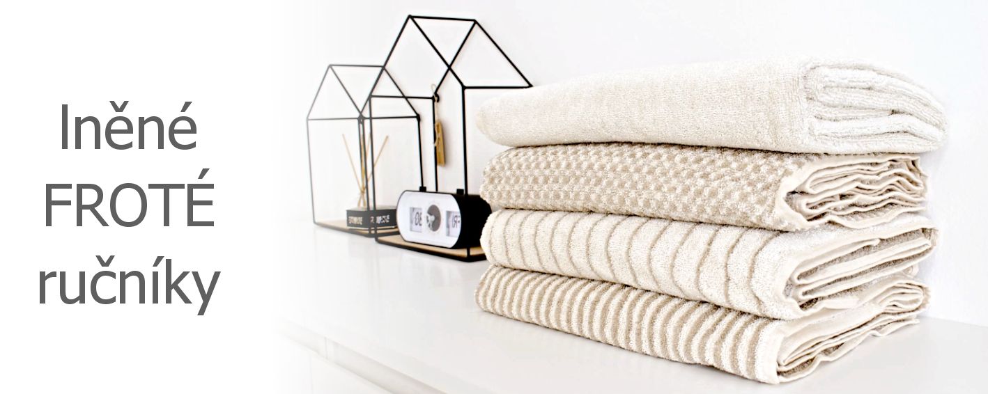 Lněné froté ručníky