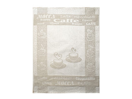 Caffe přírodní Exclusive II - lněná utěrka