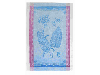 Lněná utěrka - Botanika modrá - BL0105