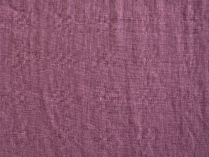 Lněná látka purpurová měkčená 245g/m2 - CNX026