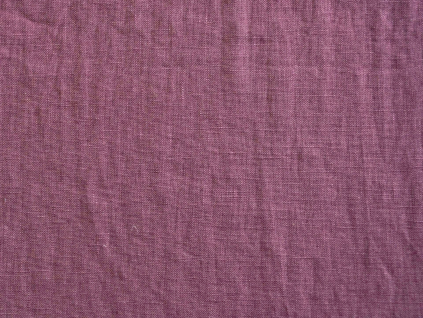 VZOREK - Lněná látka purpurová měkčená - CNX026_01
