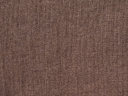 Lněná látka hnědá rybí kost 270 g/m2 - LIX034