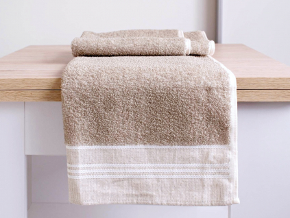 LINA režný lněný ručník - FL0014