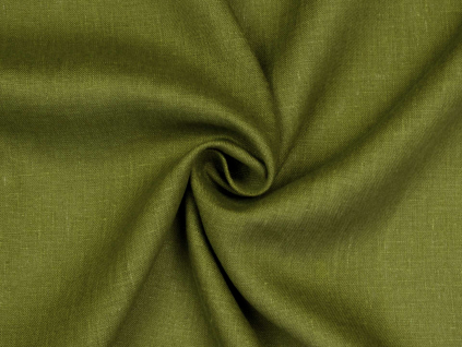6504 2 olivove zelena lnena latka mekcena