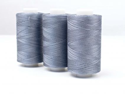 Bavlněná nit šedá (3003) 1000 yards - AP0048