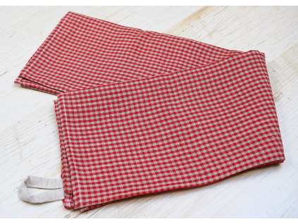 Plátěný ručník Kara červená - SS0056