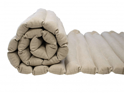 Futon lněný s pohankou - 5cm
