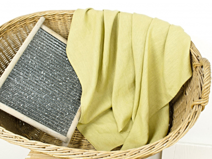 Lněný ručník - pískový