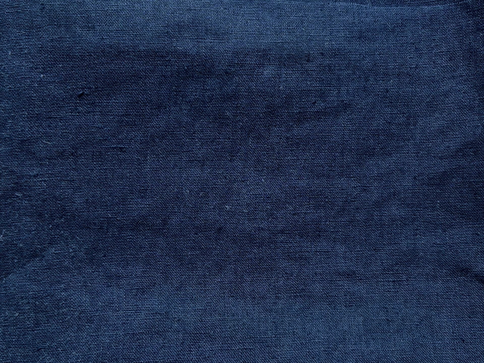 VZOREK - Lněná látka měkčená indigo modrá - 2. jakost