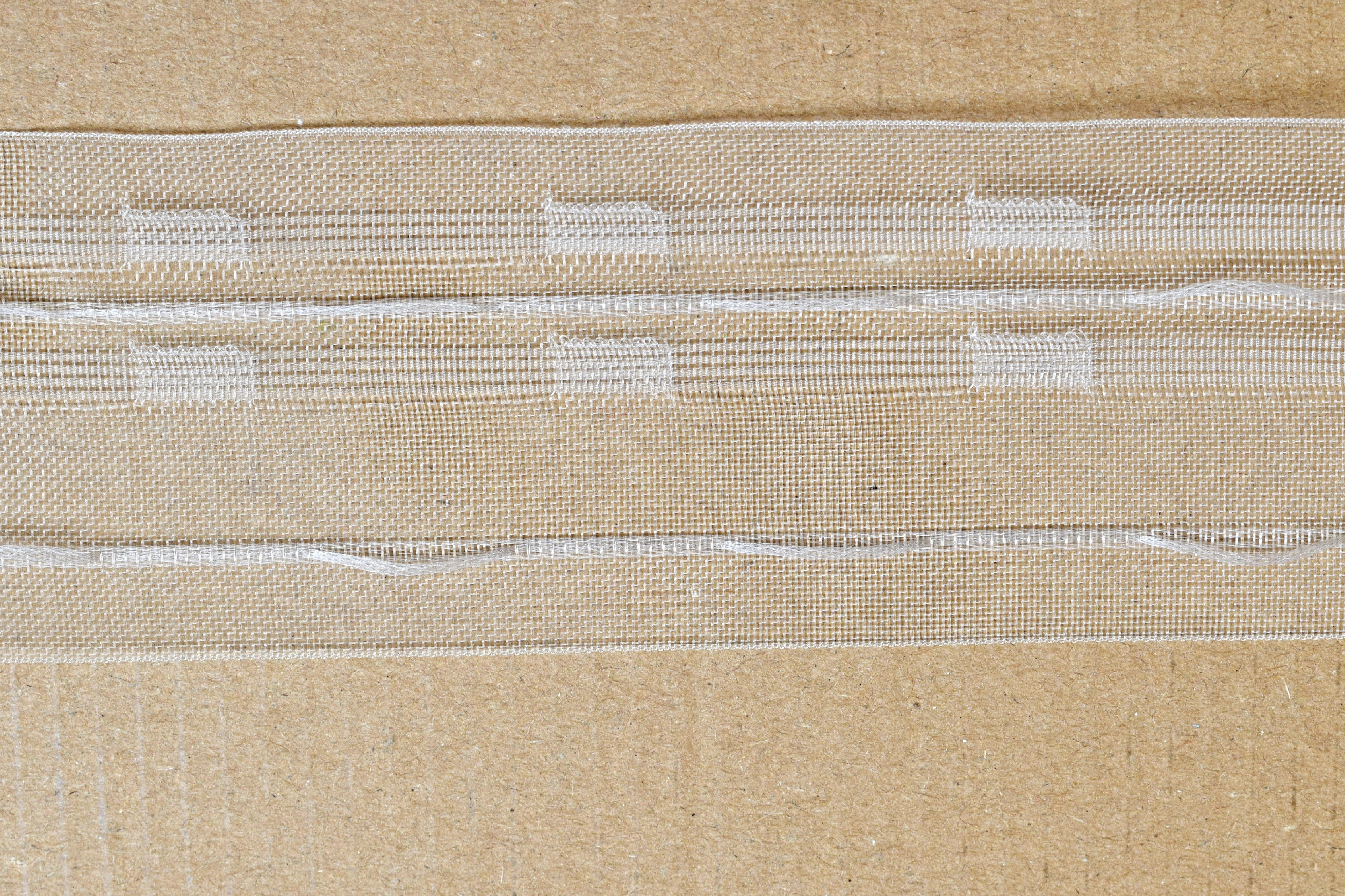 Záclonovka - tužkové řasení, transparentní, 50 mm