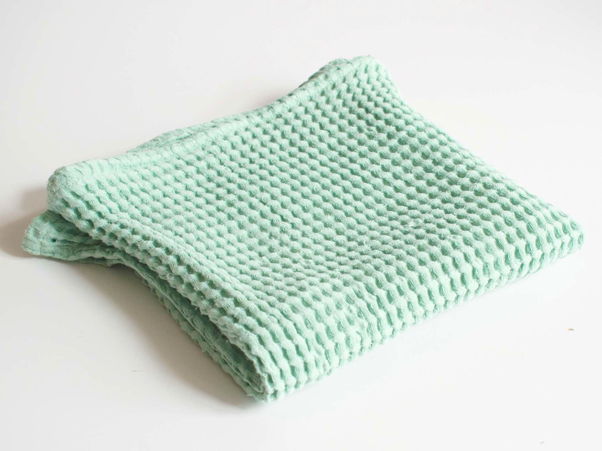 Lněný ručník vaflový peprmint - 48% len 110 x 140 cm