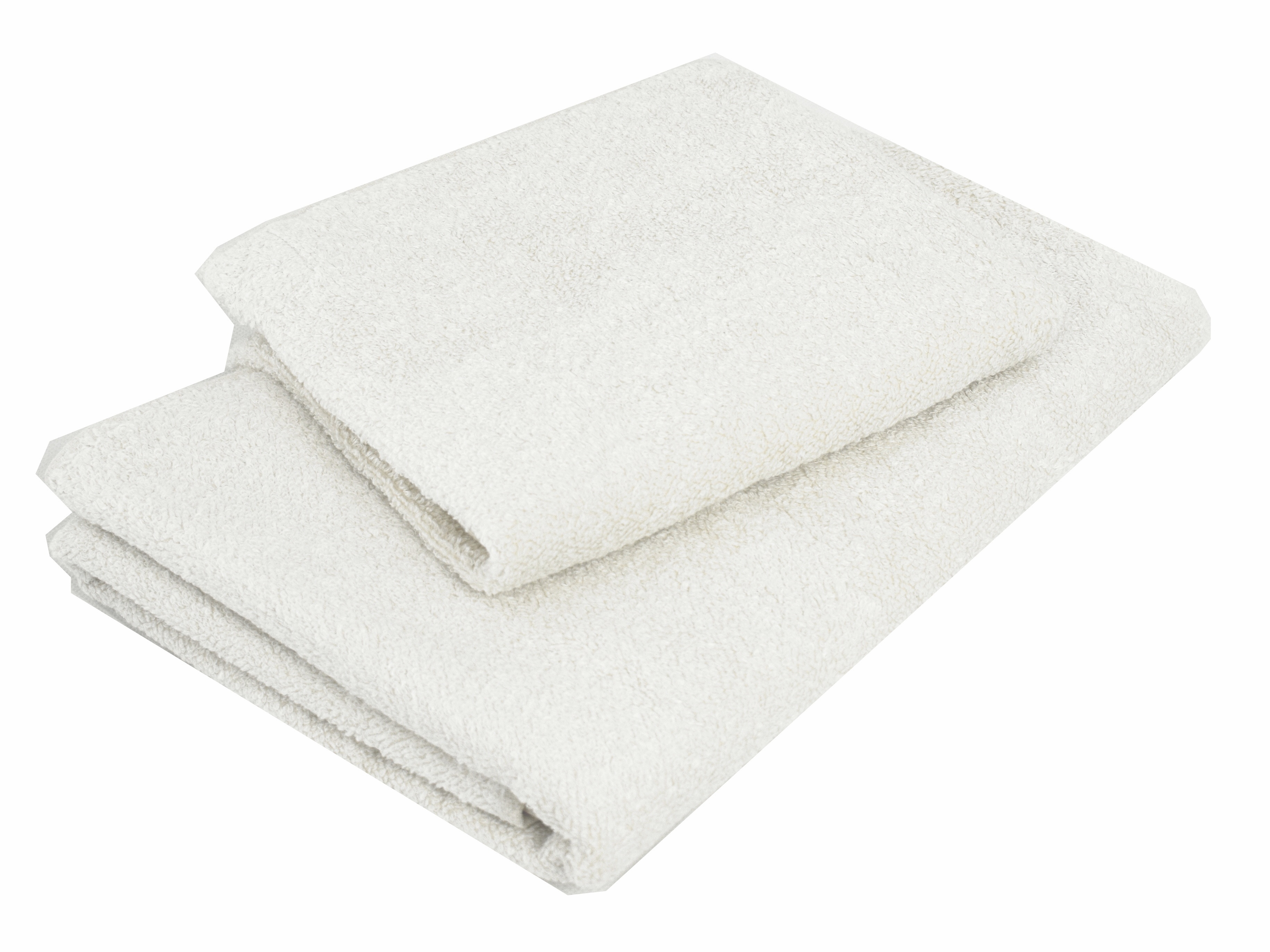 Lněný ručník měkký bílý 45 x 90 cm
