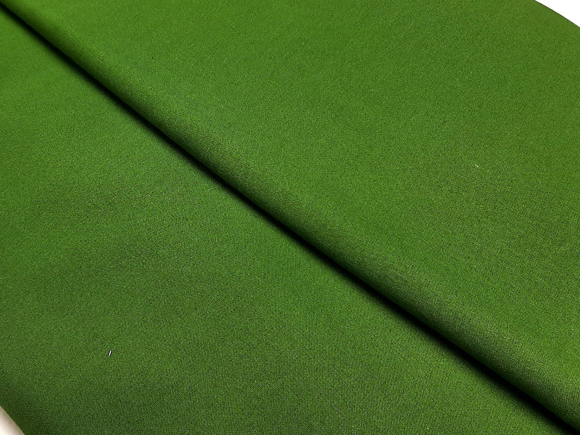 VZOREK - Bavlněná látka DOME zelená
