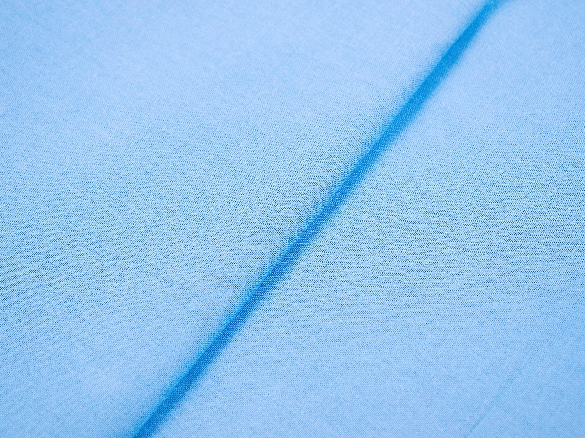 VZOREK - Bavlněná látka DOME blankytně modrá
