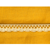 Paličkovaná krajka bavlněná světle žlutá TK0062-18mm