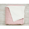 Lněná deka s beránkem - růžová