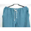 Lněné kalhoty modré UNI - 245 g/m2