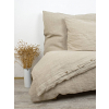 Lněné povlečení přírodní měkčené s kokosovými knoflíky