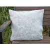 Rita šedá - lněný povlak na polštář se zipem (Rozměr polštáře Polštář 50x70 cm)