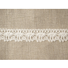 Paličkovaná krajka lněná polobělená TK0070-25mm