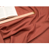 Lněná látka cihlová - 185 g/m2