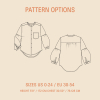 WBM Puff Shirt pattern options