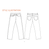 WBM Jeans Illustration