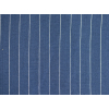 VZOREK - Lněná látka modré pruhy Tyrone - LMX020_01