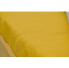 Hořčičné prostěradlo na dvojlůžko - 100% LEN - SS0135_SV