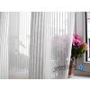Lněné pruhy bílá záclonová