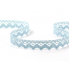Paličkovaná krajka bavlněná světle modrá TK0028-17mm - TK0028
